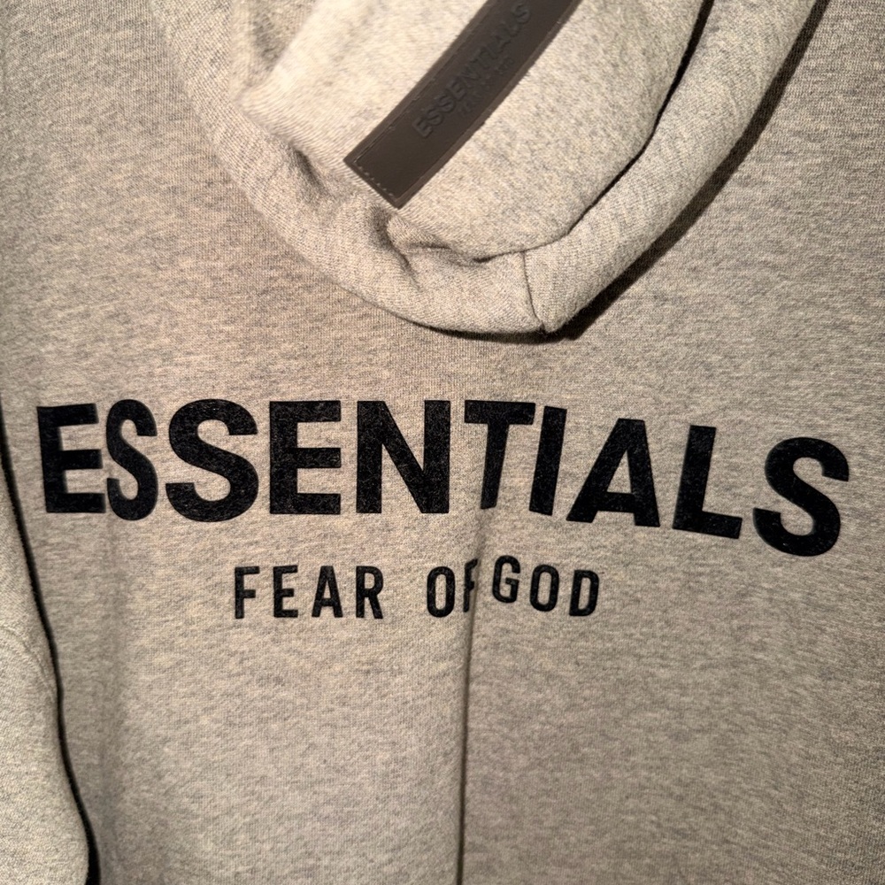 Essentials Heather Gray Pullover - image 4